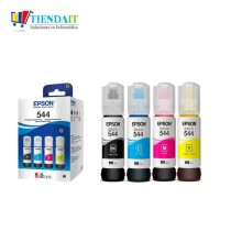 Tinta Original ❤️🖨️Color Amarillo, Cián, Magenta, Negro, 544 Epson