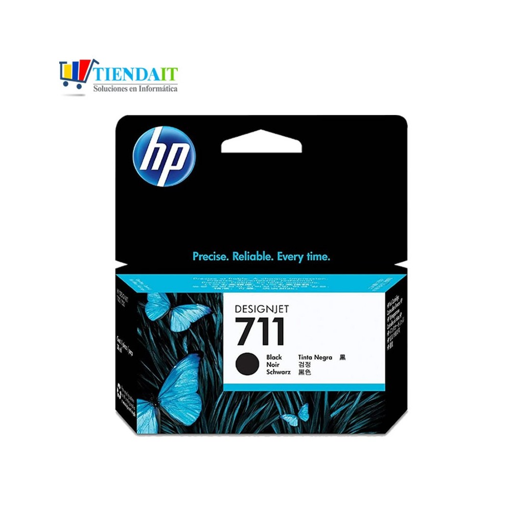 Cartucho❤️de Tinta HP 711 Negro 38ml Plotter T120 -T520