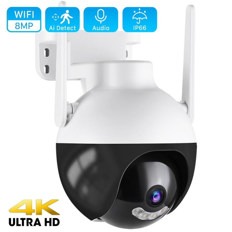 Camara de Seguridad❤️ Exterior 8MP WIFI Full Color - Robotica