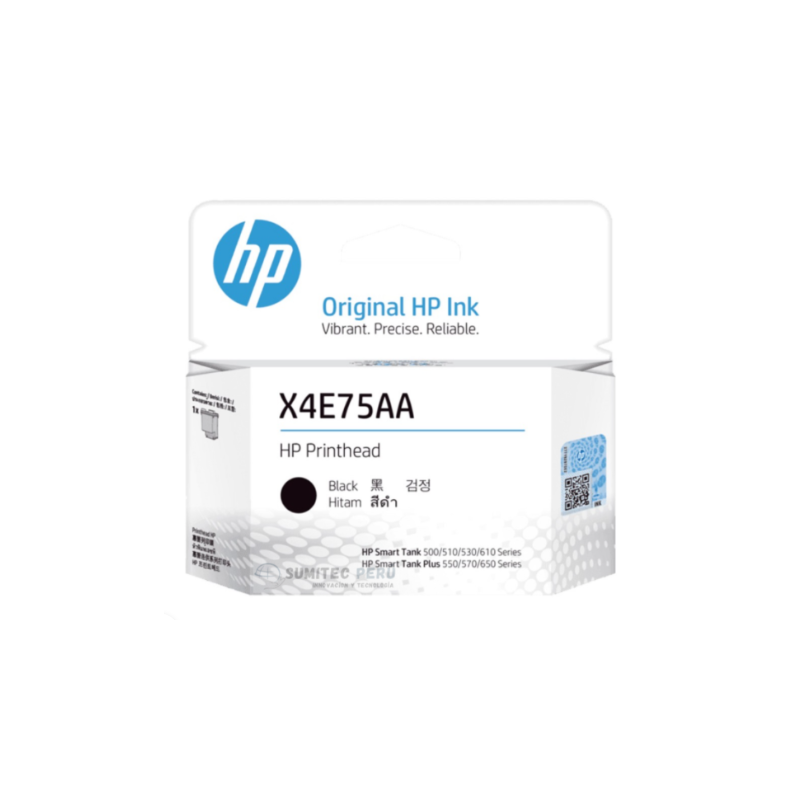 Cabezal Negro X4E75A❤️hp Smart Tank 530 Original